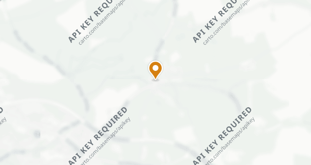 Map showing Hare & Hounds