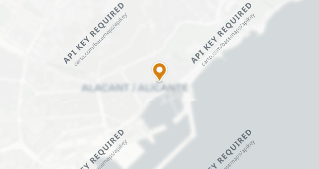 Map showing Manero