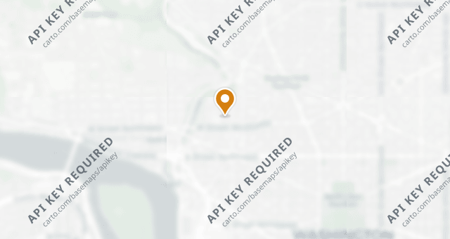 Map showing Blue Duck Tavern