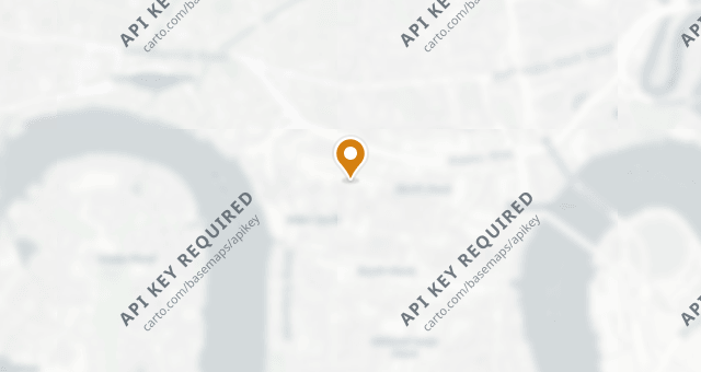 Map showing Blacklock Canary Wharf