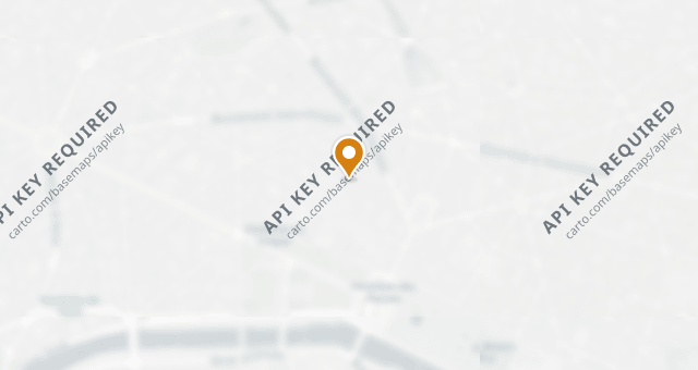 Map showing The White restaurant