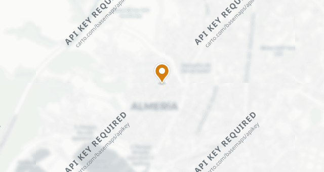Map showing Ginés Peregrín