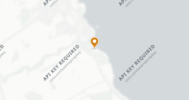 Map showing Melsted Badehotel