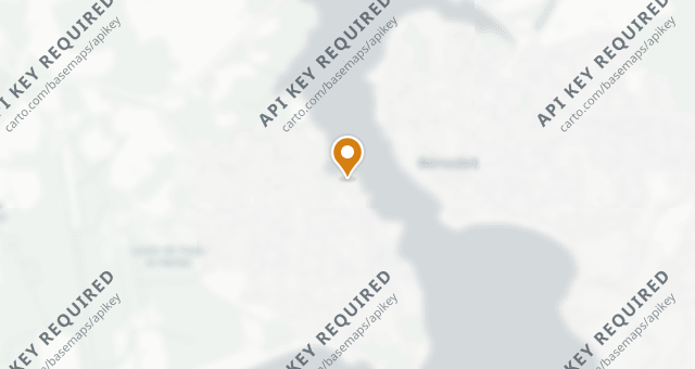 Map showing Les Trois Rochers