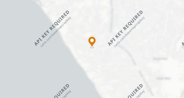 Map showing The Restaurant