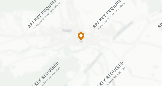 Map showing La Courtille