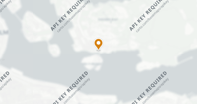 Map showing Oaxen Krog