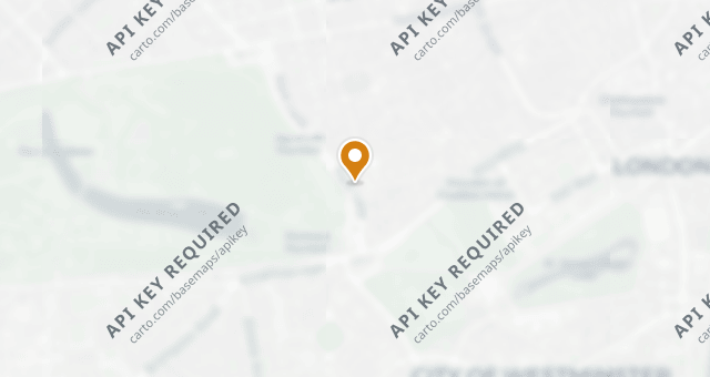 Map showing CUT at 45 Park Lane