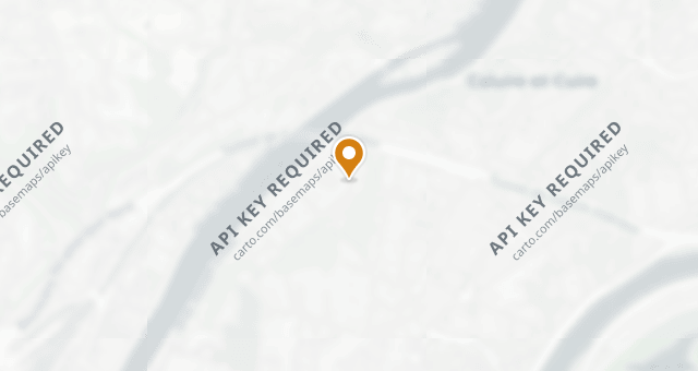 Map showing Restaurant Fond Rose