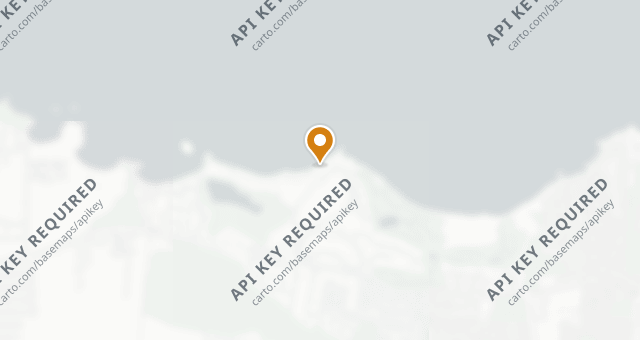 Map showing Positivo Sand Bar