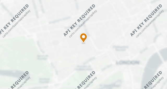 Map showing Ambassadors Clubhouse