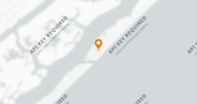 Map showing Beach Shop and Grill