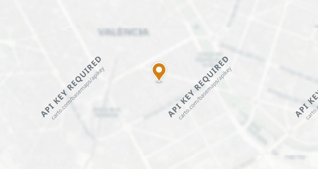 Map showing 2 Estaciones