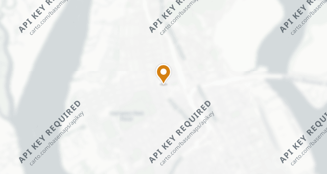 Map showing Rodney Scott's BBQ