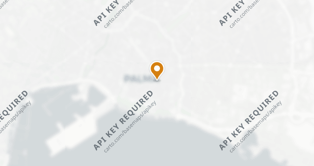 Map showing Quadrat