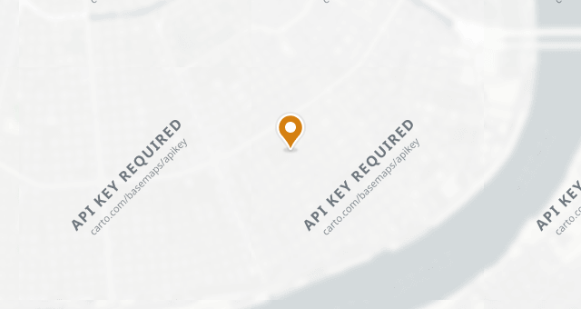 Map showing Commander's Palace