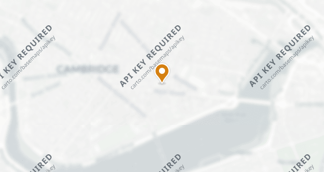 Map showing Catalyst Restaurant
