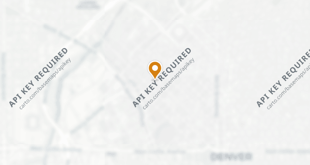 Map showing STK Denver
