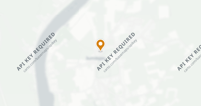 Map showing Auberge des Ruines