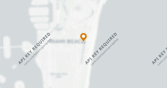 Map showing Dolce Italian Miami