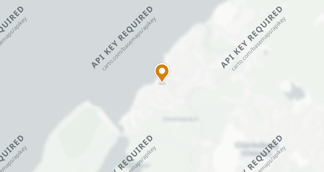 Map showing Gudlak Restaurant &amp; Strandbar
