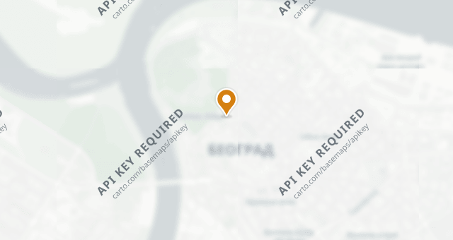 Map showing RESTORAN & KOKTEL BAR ANGRY MONK