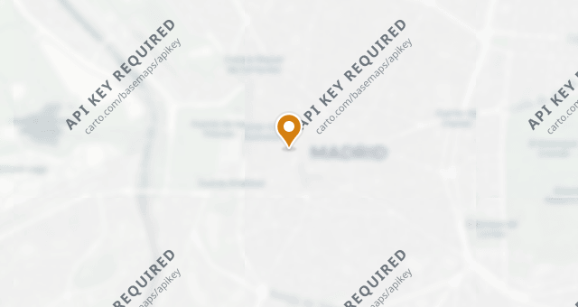 Map showing Café Madrid