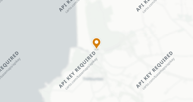 Map showing La Plage