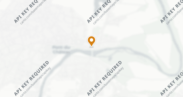 Map showing Auberge du Pont