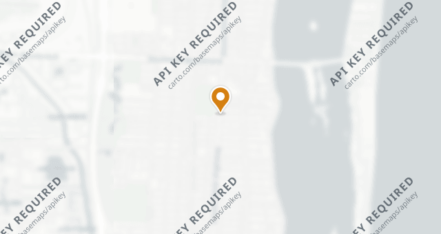 Map showing Palm Beach Meats