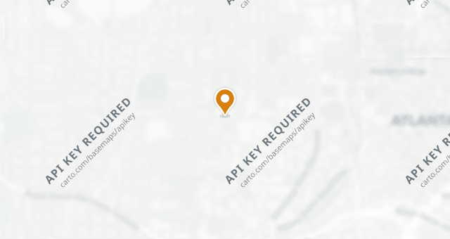 Map showing The Busy Bee
