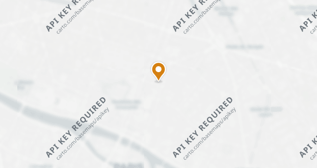 Map showing Chez Mamie