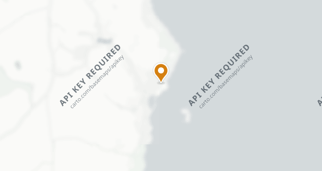 Map showing The Old Coastguard