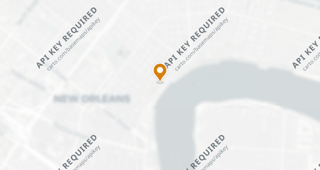 Map showing Tujague's Restaurant