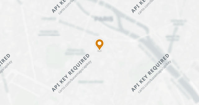 Map showing La Table de Colette