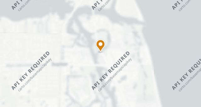 Map showing The Jupiter Grill