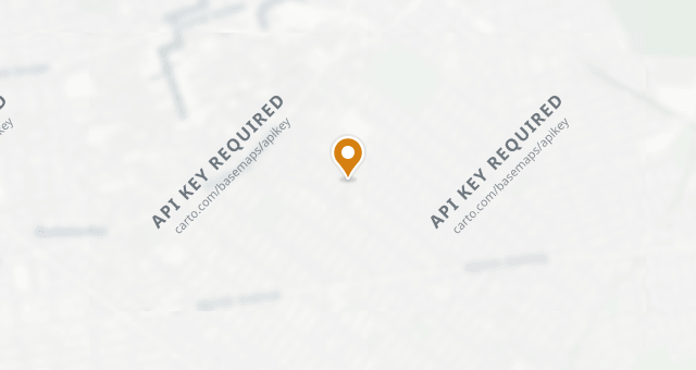 Map showing Gordo's Cantina