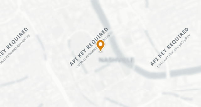 Map showing Gannons Nashville