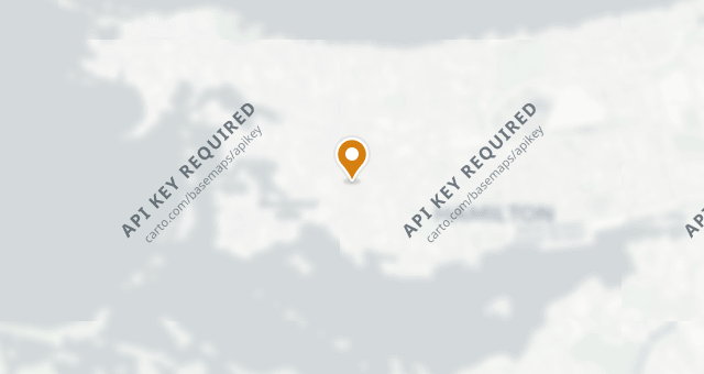Map showing Harry's at the Waterfront