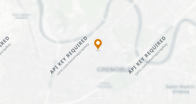 Map showing Le Zinc