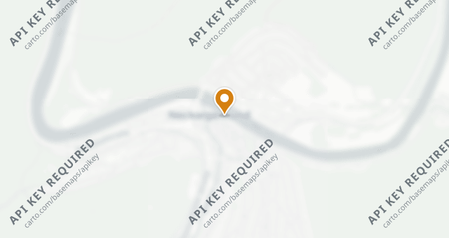 Map showing Christians Restaurant
