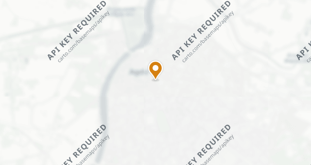 Map showing Le Bistro d'Hervé