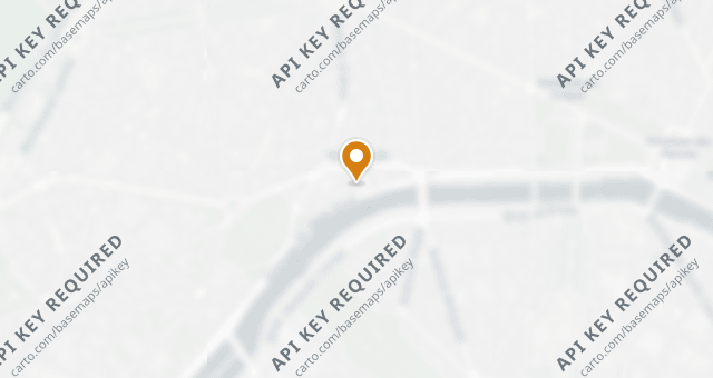 Map showing Monsieur Bleu