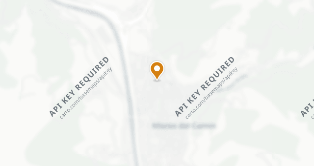 Map showing El Cenador del Azul