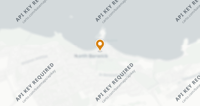 Map showing Bostock Bakery North Berwick