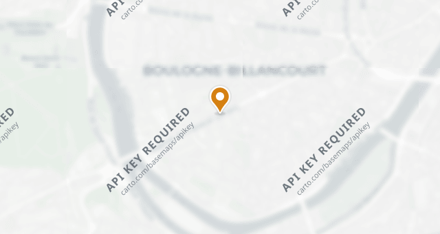 Map showing Baca'v - Boulogne