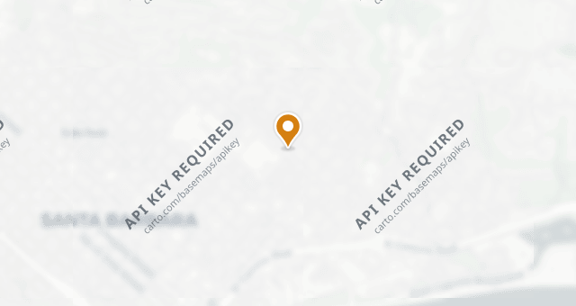 Map showing Los Agaves