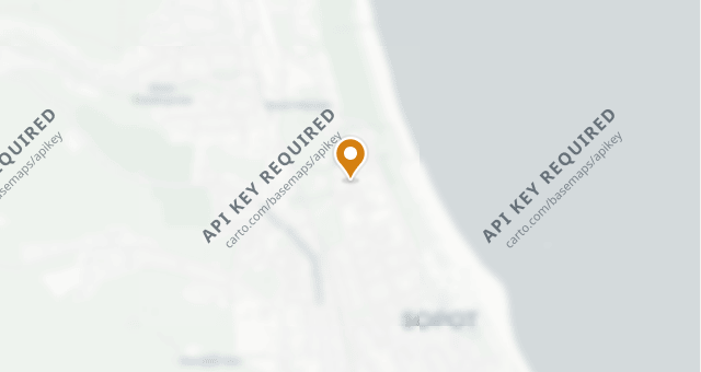 Map showing Café Xander