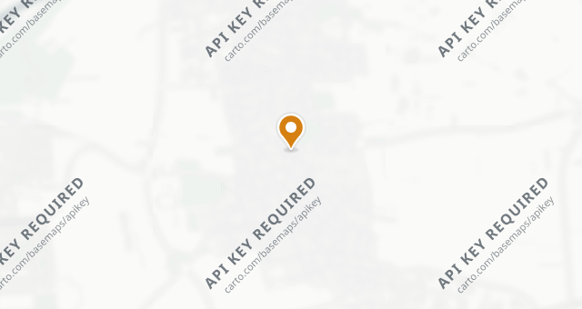 Map showing Oettinger's Restaurant