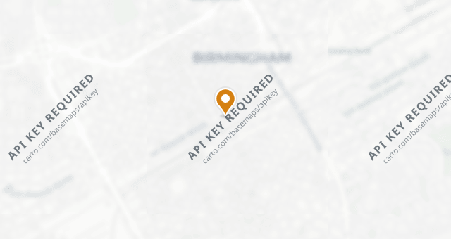 Map showing La Fête